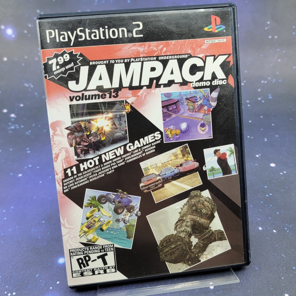 Jampack Volume 13 (Sony PlayStation 2) Video Game Demo Disc CIB